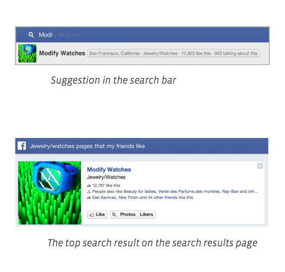 Grotere profielfoto in Facebook zoekresultaten