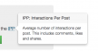 Interactions Per Post (IPP)