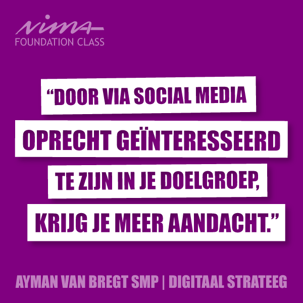 Social Media Tip 1 - Ayman van Bregt