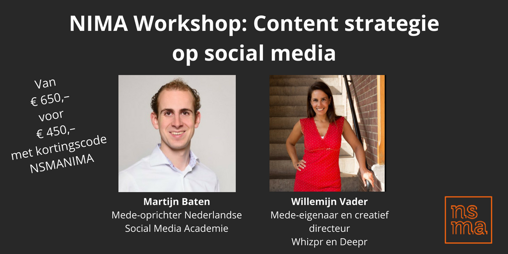 NIMA Workshop Content strategie voor social media